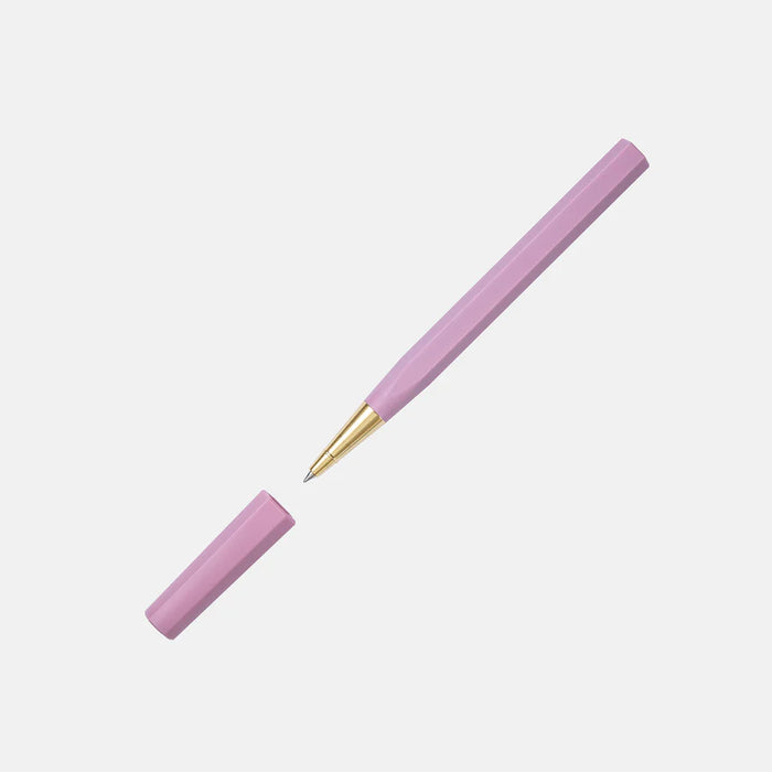 Y Studio Glamour Evolve Ocean sustainable rollerball pen with sleek design, displayed on a neutral background.