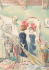 Studio Ghibli Kiki's Delivery Service journal by Chronicle Books featuring a colorful illustrated cover with Kiki on her broomstick.