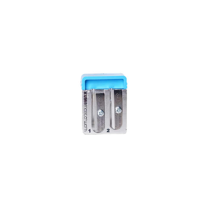 KUM Masterpiece 2 Stages long point pencil sharpener with dual sharpening options and ergonomic design.