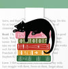 Magnetic cat bookmark from Lucy Loves Paper holding a book open with a cute feline design and colorful magnetic closure.