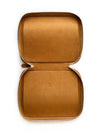Eng Leather Co. vegan camel leather 18-slot Apple pen case with sleek design and multiple compartments for organizing pens.