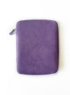 Eng Leather Co. 18-slot leather pen case in light lavender, showing a sleek and organized storage solution for pens.