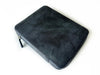 Eng Leather Co. 18-slot leather pen case in Night Storm color, showing its sleek design and multiple pen slots.
