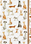 Dog Days Journal by Peter Pauper Press, featuring a colorful cover with playful dog illustrations and lined pages inside.