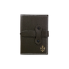 Large Italian leather Refillable Latch Journal or 2025 Planner by Il Cartiglio, featuring a dark green cover and daily planning pages.