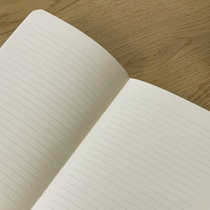 Medium analog memory backup journal by The Mincing Mockingbird with a textured cover and lined pages for note-taking.