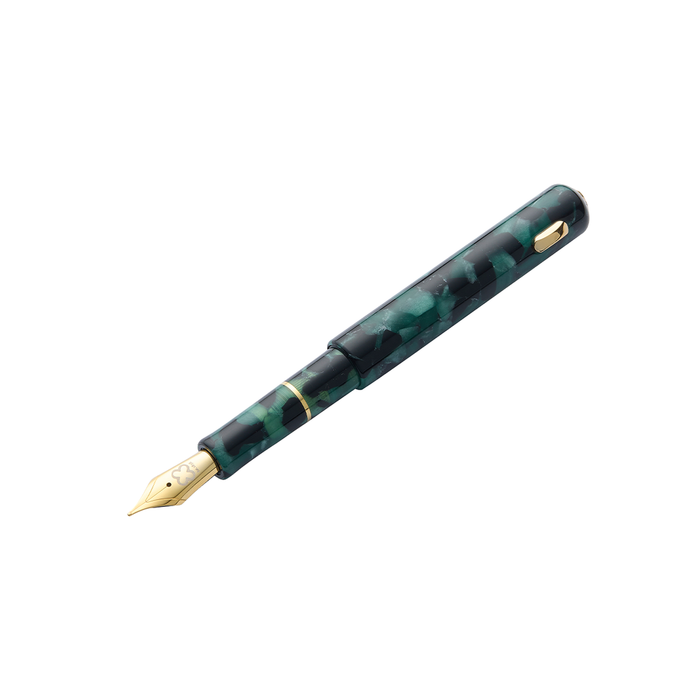 Esterbrook Niblet Evergreen fountain pen ink bottle with green ink, designed for use with Esterbrook fountain pens.
