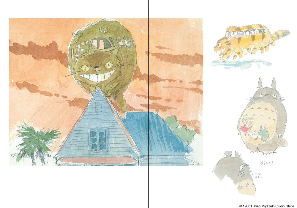 Studio Ghibli My Neighbor Totoro journal featuring the Cat Bus design, spiral-bound notebook with colorful illustrations.