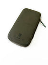 Eng Leather Co. natural olive leather 3-slot pen case with smooth finish and durable stitching, designed for stylish organization.
