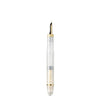 Omas Ogiva Demonstrator Fountain Pen with transparent body and gold accents, showcasing the pen's internal ink reservoir.