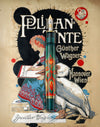 Pelikan Souverän M600 fountain pen from Rudi Rother Art Collection with gold accents and marbled green resin body.