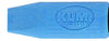 Blue KUM pencil eraser Minicap eraser with compact design for precise erasing on paper.