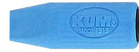 Blue KUM pencil eraser Minicap eraser with compact design for precise erasing on paper.