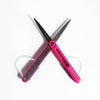 Pink KUM Pocket Scissors with compact design and sharp blades, ideal for precise cutting and on-the-go use.