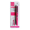 Pink KUM Pocket Scissors with compact design, sharp blades, and ergonomic handle for precise cutting.