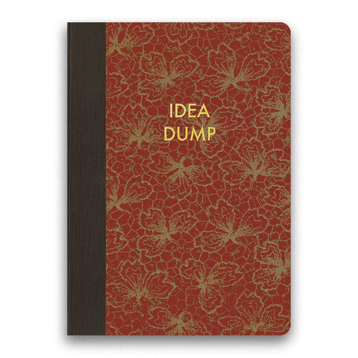 Medium Idea Dump Journal by The Mincing Mockingbird with lined pages for note-taking and creative ideas.