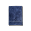 Blue Eng Leather Co. 5 Pen Hard Case with sturdy exterior and multiple compartments for organizing pens and writing instruments.