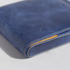 Blue Eng Leather Co. 5 Pen Hard Case with secure zipper closure, durable leather exterior, designed to organize and protect five pens.