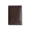 Eng Leather Co. 5 Pen Hard Case in brown leather with a sturdy exterior and five slots for pens.