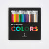 Set of 24 Blackwing Colors pencils featuring vibrant colored graphite for creative writing and drawing.