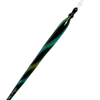 No Solo Vetro glass dipping pen with colorful dicroic glass design, used for artistic glass dipping and detailed craftsmanship.