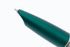 Diplomat Viper fountain pen in green with sleek design and gold accents, showcasing its elegant writing instrument style.