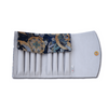 Cathay Sunborn Phoenix pen case with vibrant orange and red phoenix design, cylindrical shape, and zipper closure.