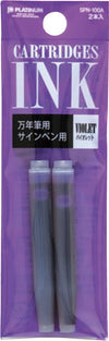 Platinum Preppy Ink Cartridge by Luxury Brands of America, compatible with Preppy fountain pens, shown in the image.