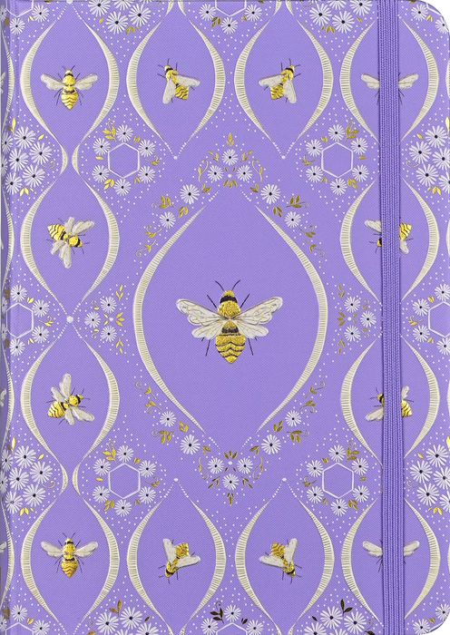 Florentine Bees Journal by Peter Pauper Press featuring a colorful bee and floral design on the cover, with lined pages inside.