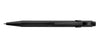 Caran D'Ache XL 849™ black ballpoint pen with sleek design and silver clip, shown from a front angle.