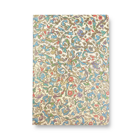 Kartos A5 Medicea soft cover journal with textured beige pages and elegant design, ideal for writing and note-taking.