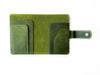 Eng Leather Co. A6 leather notebook cover in jungle green, featuring a smooth, durable design for protecting your journal.