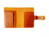 A6 leather journal cover in Crazy Horse brown by Eng Leather Co., featuring smooth leather and sturdy design.