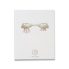 Alexa Pulitzer kissing gator place card featuring a whimsical gator illustration on elegant stationery for tabletop decor.