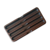 Eng Leather Co. wooden pen tray with a sleek, natural ash finish, designed to organize and store pens and small desk accessories.