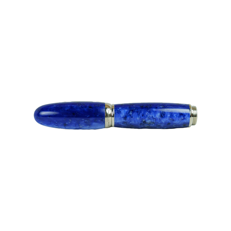 Jean-Pierre Lepine Atila fountain pen with a sleek design and silver clip, showcasing its elegant nib and black lacquer finish.