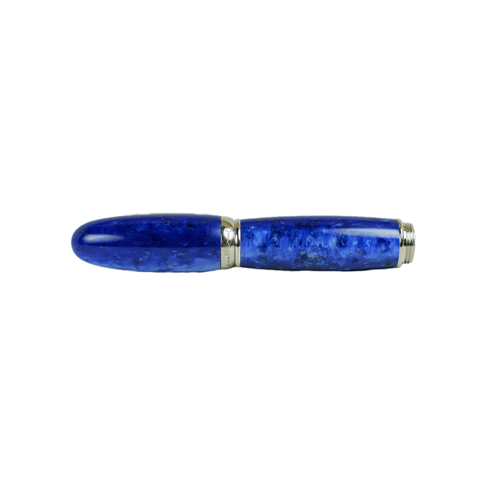 Jean-Pierre Lepine Atila fountain pen with a sleek design and silver clip, showcasing its elegant nib and black lacquer finish.