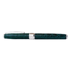 Green Grifos Cocodrie fountain pen with alligator leather finish, featuring a sleek design and gold accents.