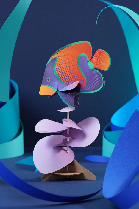 Assembli Paper Majestic Angelfish craft kit with colorful, detailed paper angelfish design for creative arts and crafts projects.
