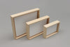 Empty natural wooden frames for crafts by Assembli, showcasing smooth finish and versatile design for DIY projects.