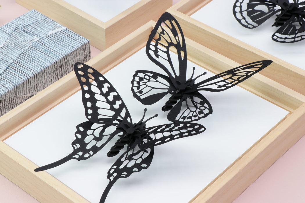 Natural wooden frame with craft details, featuring a bird and sword design, by Assembli.