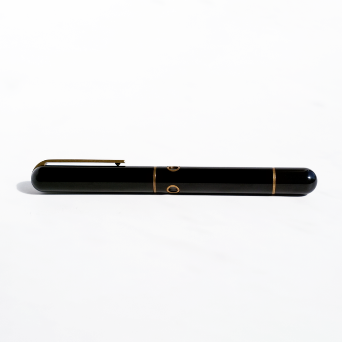 Nahvalur Nautilus bronze Corydoras fountain pen with detailed design and sleek body on a neutral background.