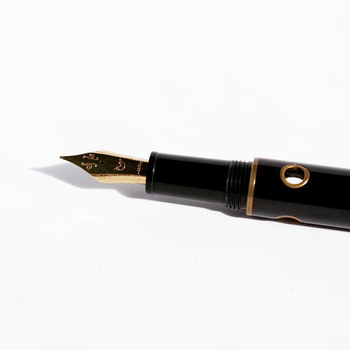 Nahvalur Nautilus bronze Corydoras fountain pen with detailed design and polished finish, showcasing the elegant writing instrument.