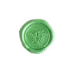 Brass wax seal stamp featuring bee symbol, designed for sealing wax and paper, by Papier Plume.