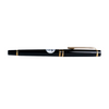 Black Pilot Grance fountain pen with sleek design and fine nib, showcasing the elegant writing instrument.
