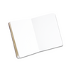 Blank Papier Plume Idea Dump journal with a kraft cover and blank pages for note-taking and creative writing.