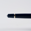 Armando Simoni Club Bologna Portofino Bespoke 2024 fountain pen in Blu Mare with gold accents, displayed on a white background.