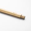 Y Studio STAT-14 Classic brass mechanical sketching pencil with a sleek design and textured grip for precise drawing.