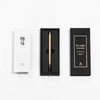 Y Studio STAT-14 Classic brass mechanical sketching pencil with textured grip and sleek design.