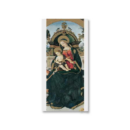 Christmas card featuring Pinturichio artwork by Rossi, with festive holiday design and intricate illustrations.
